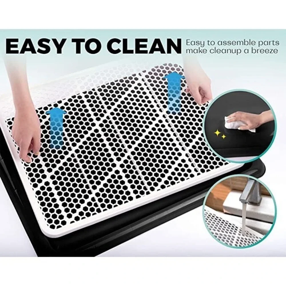 Indoor Dog Potty Tray Puppy Pee Pad Holder 25